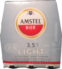 Amstel light sixpack met  6 flesjes van 0,30 liter